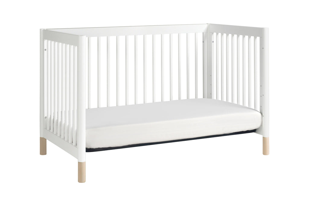 M12901WNX,Gelato 4-in-1 Convertible Crib  Washed Natural Ft With Toddler Bed Conversion Kit in White