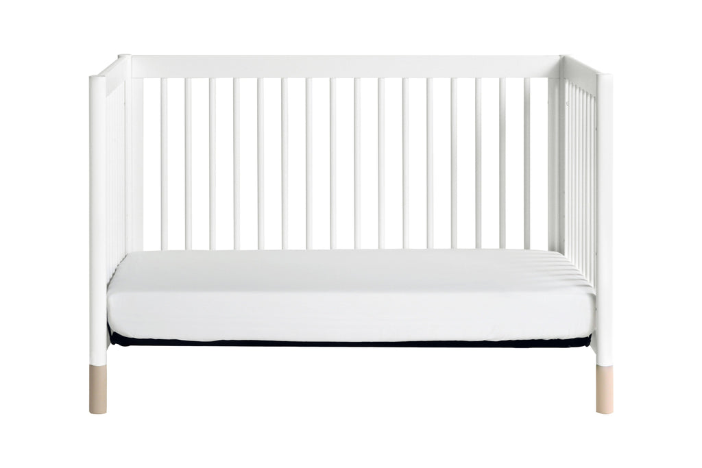 M12901WNX,Gelato 4-in-1 Convertible Crib  Washed Natural Ft With Toddler Bed Conversion Kit in White