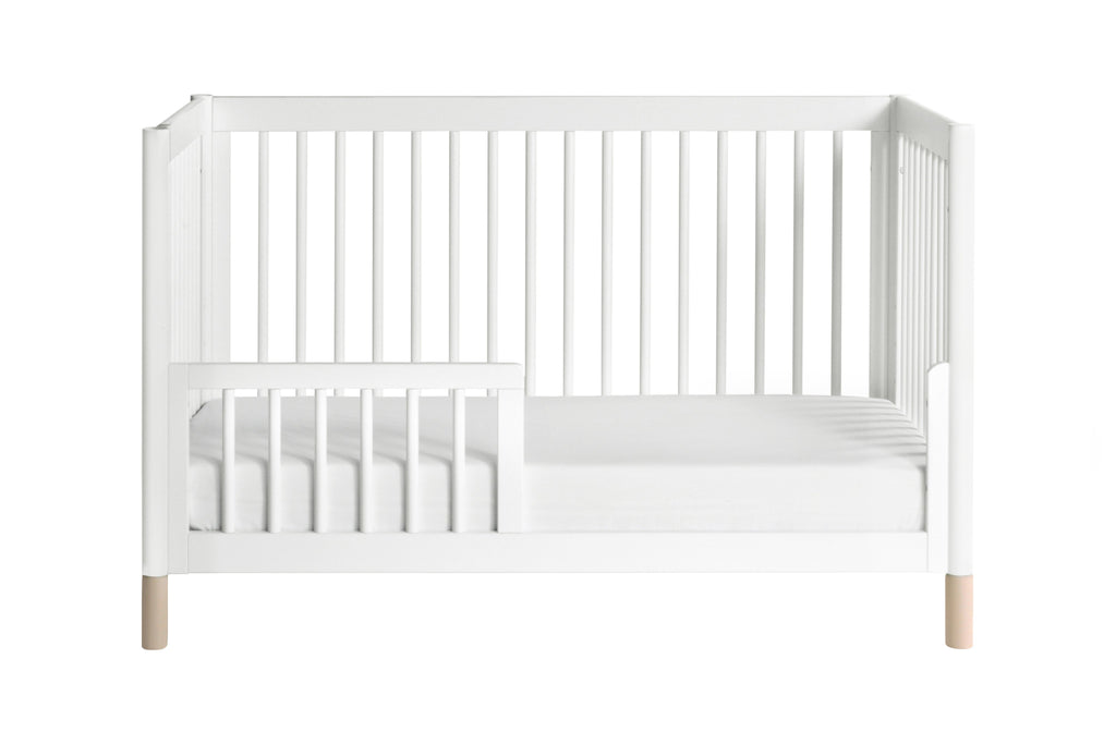 M12901WNX,Gelato 4-in-1 Convertible Crib  Washed Natural Ft With Toddler Bed Conversion Kit in White
