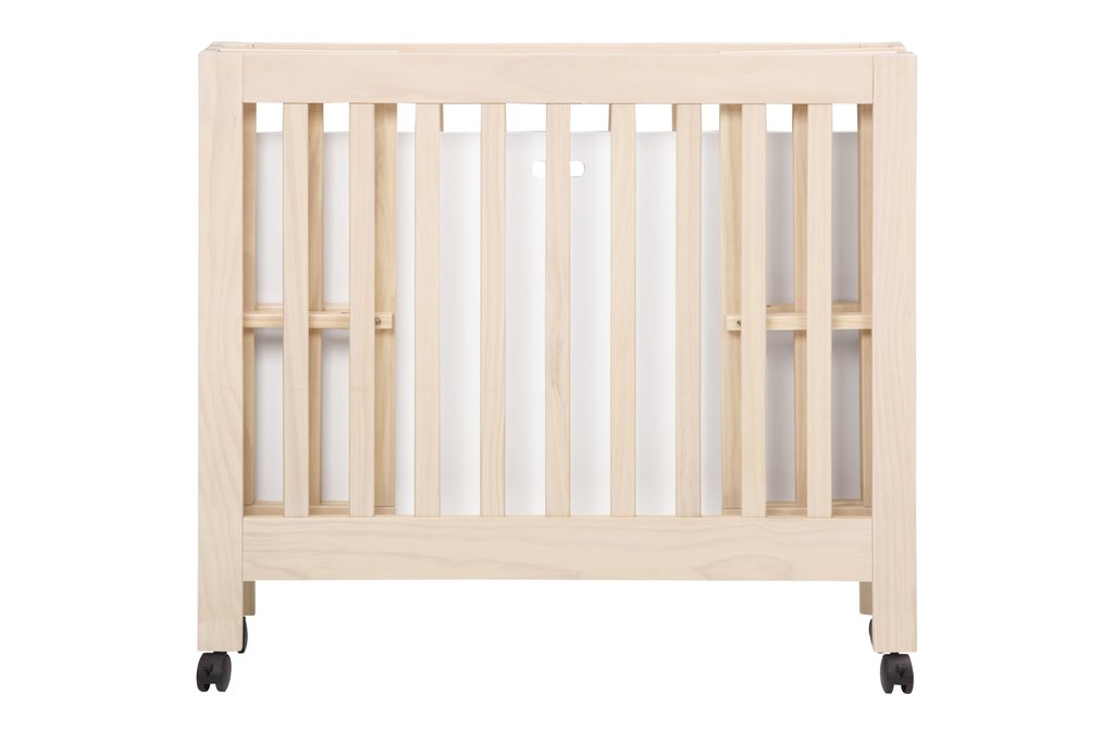 M6698NX,Origami Mini Crib In Washed Natural