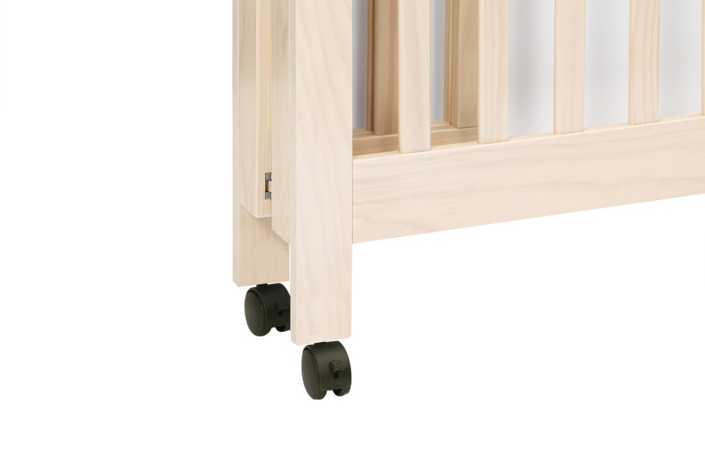 M6698NX,Origami Mini Crib In Washed Natural