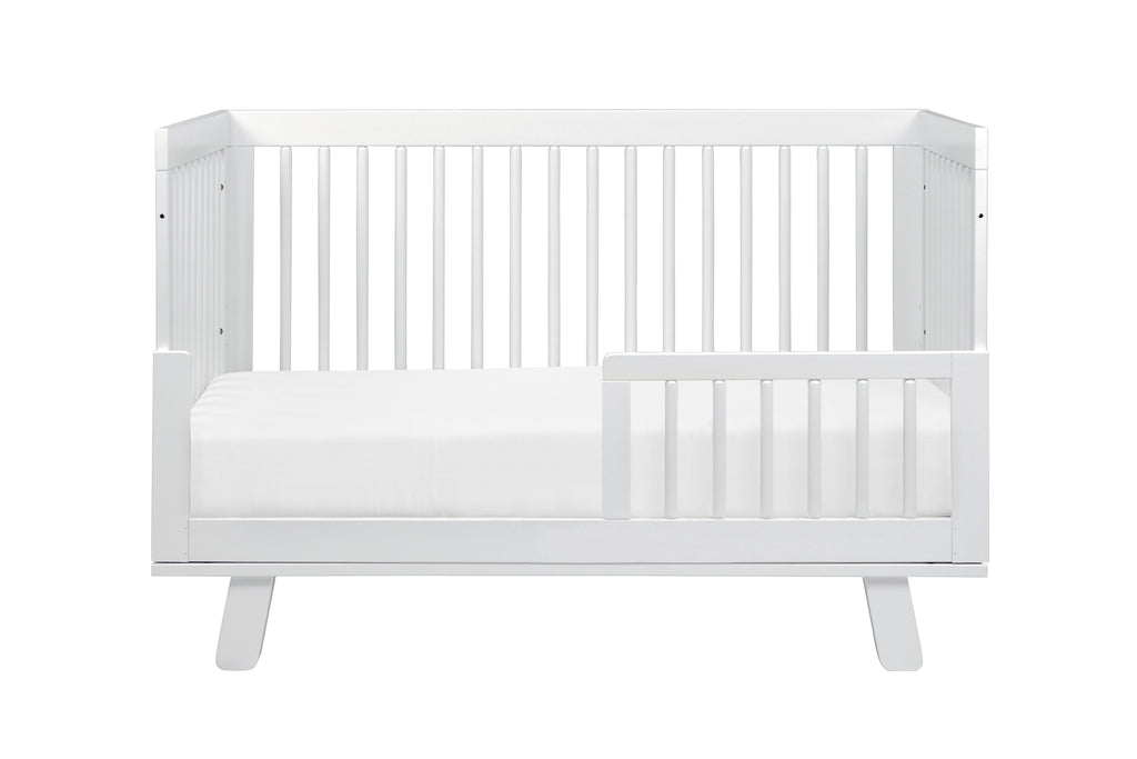 M4201W,Hudson 3-in-1 Convertible Crib with Toddler Bed Conversion Kit in White Finish