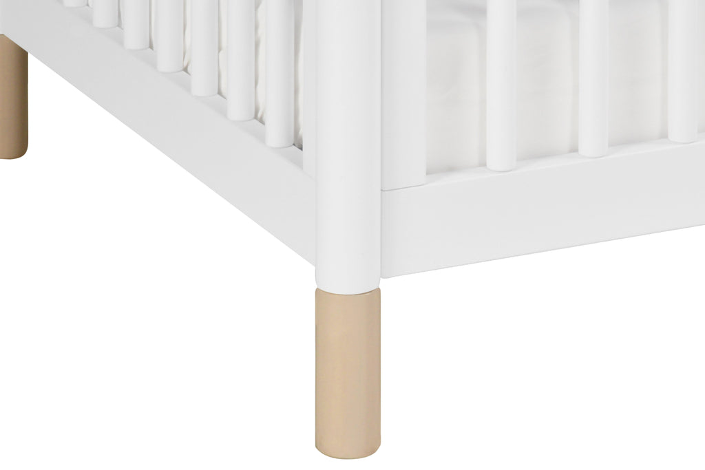 M12901WNX,Gelato 4-in-1 Convertible Crib  Washed Natural Ft With Toddler Bed Conversion Kit in White