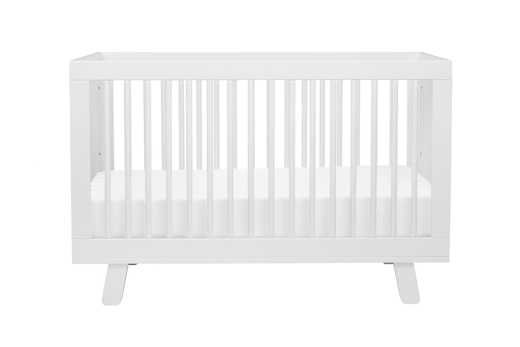 M4201W,Hudson 3-in-1 Convertible Crib with Toddler Bed Conversion Kit in White Finish