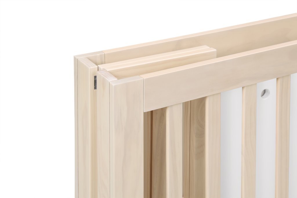 M6698NX,Origami Mini Crib In Washed Natural