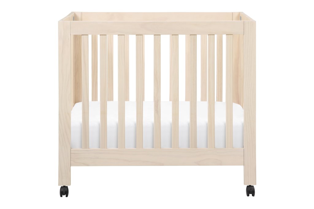 M6698NX,Origami Mini Crib In Washed Natural